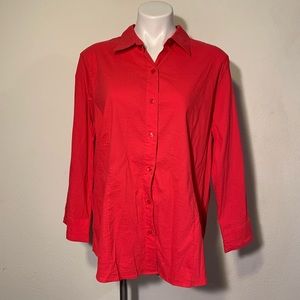 ✅ Women’s Pink button up shirt size XL